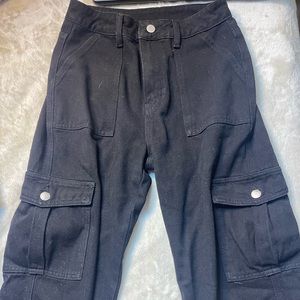Black cargo pant Jeans